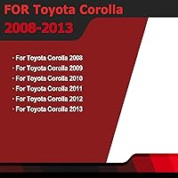 Vista 5 de FEXON Panel de ventilación de aire para salpicadero central A/C Compatible con Toyota Corolla 2008 2009 2010 2012 2013 Reemplaza 55663-02060