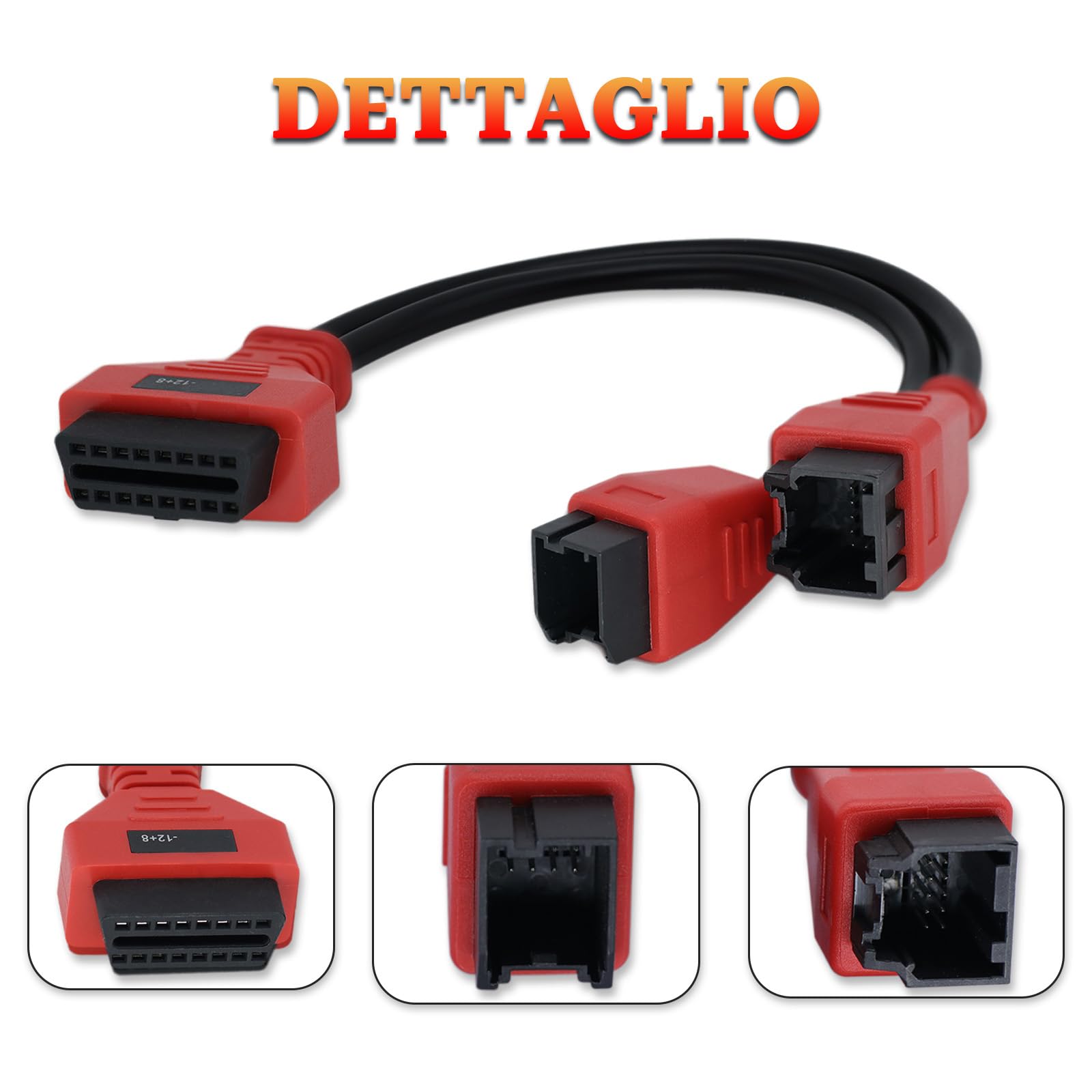 FCA 12+8pin cavo di raccordo OBD2 per la sicurezza del cavo, adatto a Chrysler/Jeep/Fiat/Alfa Romeo/Lancia/Maserati SGW dotato di veicoli FCA dopo il 2018, lavora con scanner obd per la programmazione