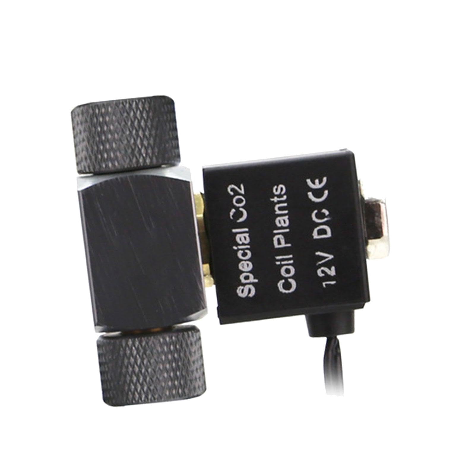 KymAr Électrovanne CO2 pour Aquarium, Accessoire Portable pour Aquarium, Alliage d'aluminium Durable, Compact pour la Croissance des Plantes, Accessoires d'aquarium
