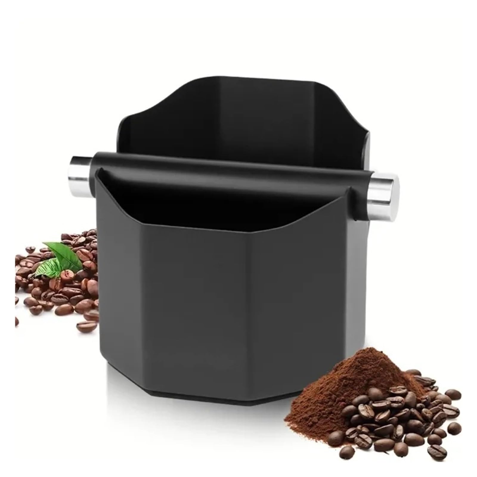 Knock Box pojemnik na odpady do kawy espresso dla baristów - łatwy do czyszczenia, idealny do użytku w domu i kawiarni, narzędzie dla miłośników espresso