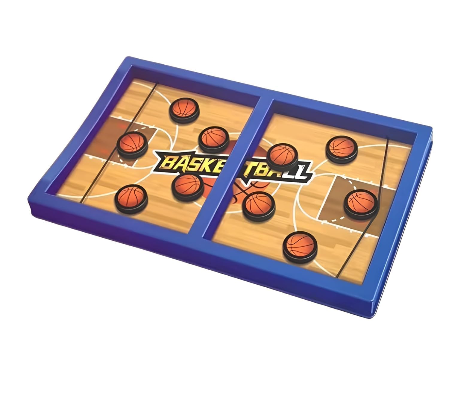 Basketball Fast String Puck Game Tabletop Board Game Fast Sling Puck Game for Kids Fastest Fingers First Indoor Table Game Sling Shot Board Game Toy-image-26