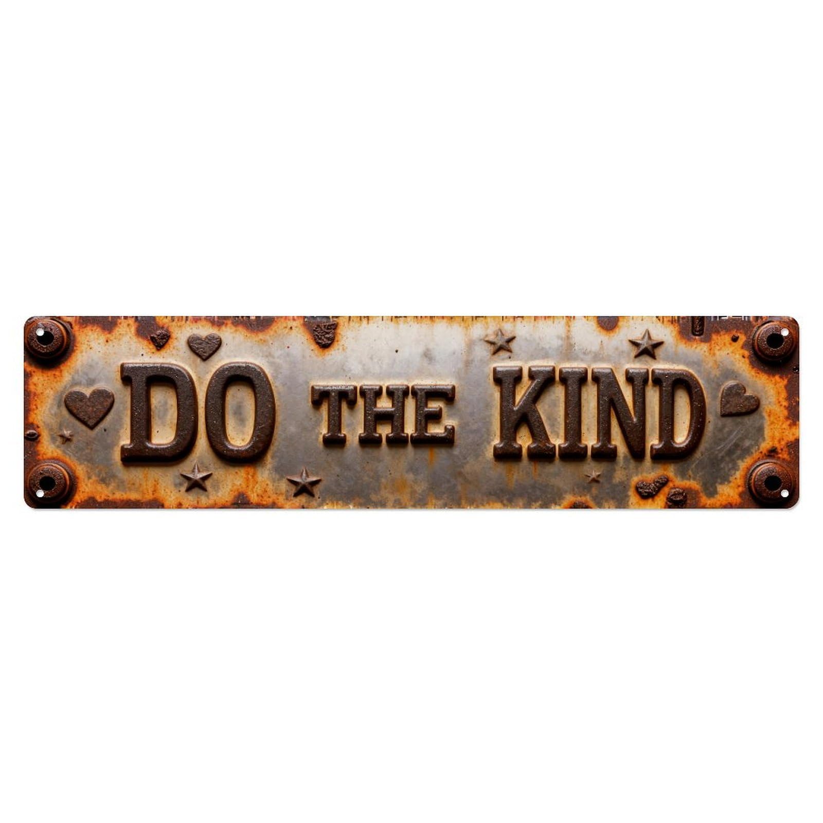 Iageret Vintage Be The Good_3 Metal Tin Sign Retro Wall Decor, Bar Garage Cafe Kitchen Home Wall Art Poster Decoration 4X16inches