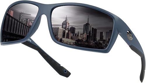 Miniatura 8 de Gafas de sol deportivas polarizadas para hombres y mujeres, con acabado retro, gafas de sol para hombres, gafas de sol cuadradas UV 18150