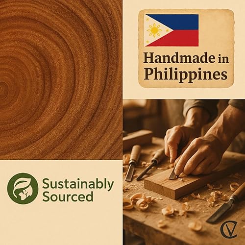 Miniatura 7 de Maja de mortero de madera de acacia pequeña