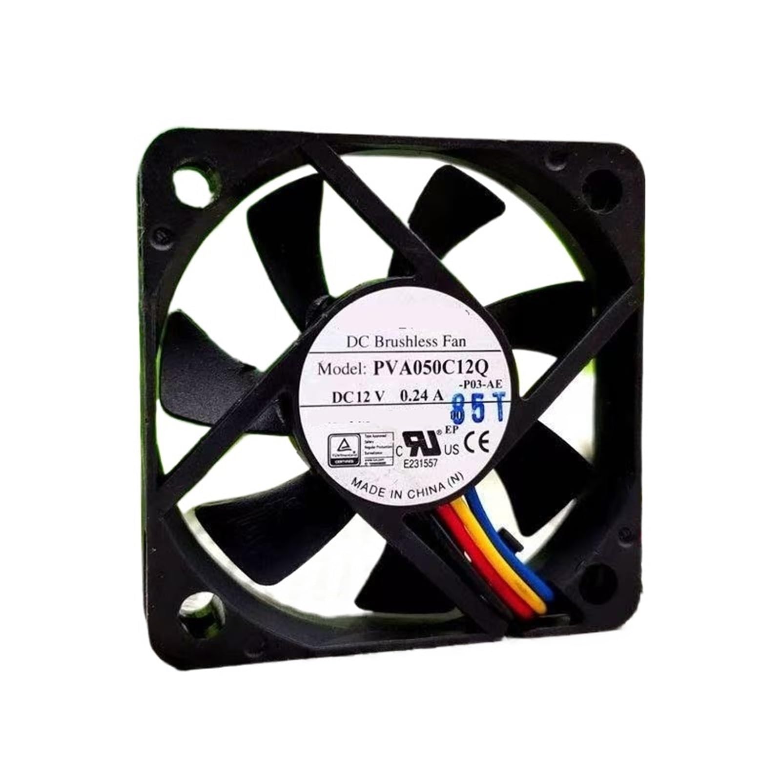 KNIUWMBMH PVA050C12Q 5010 5CM Fan 12V 0.24A 4-Wire