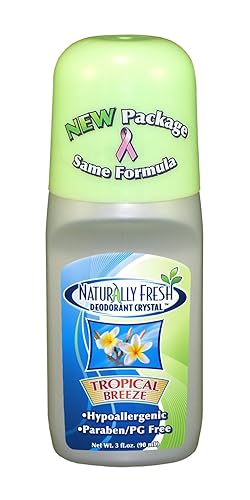 Naturally Fresh Desodorante Crystal Roll On botellas de 3 onzas paquete de 6