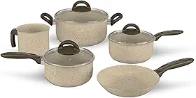 Brinox - Jogo de Panelas 5 Peças Ceramic Life Suprema - Vanilla