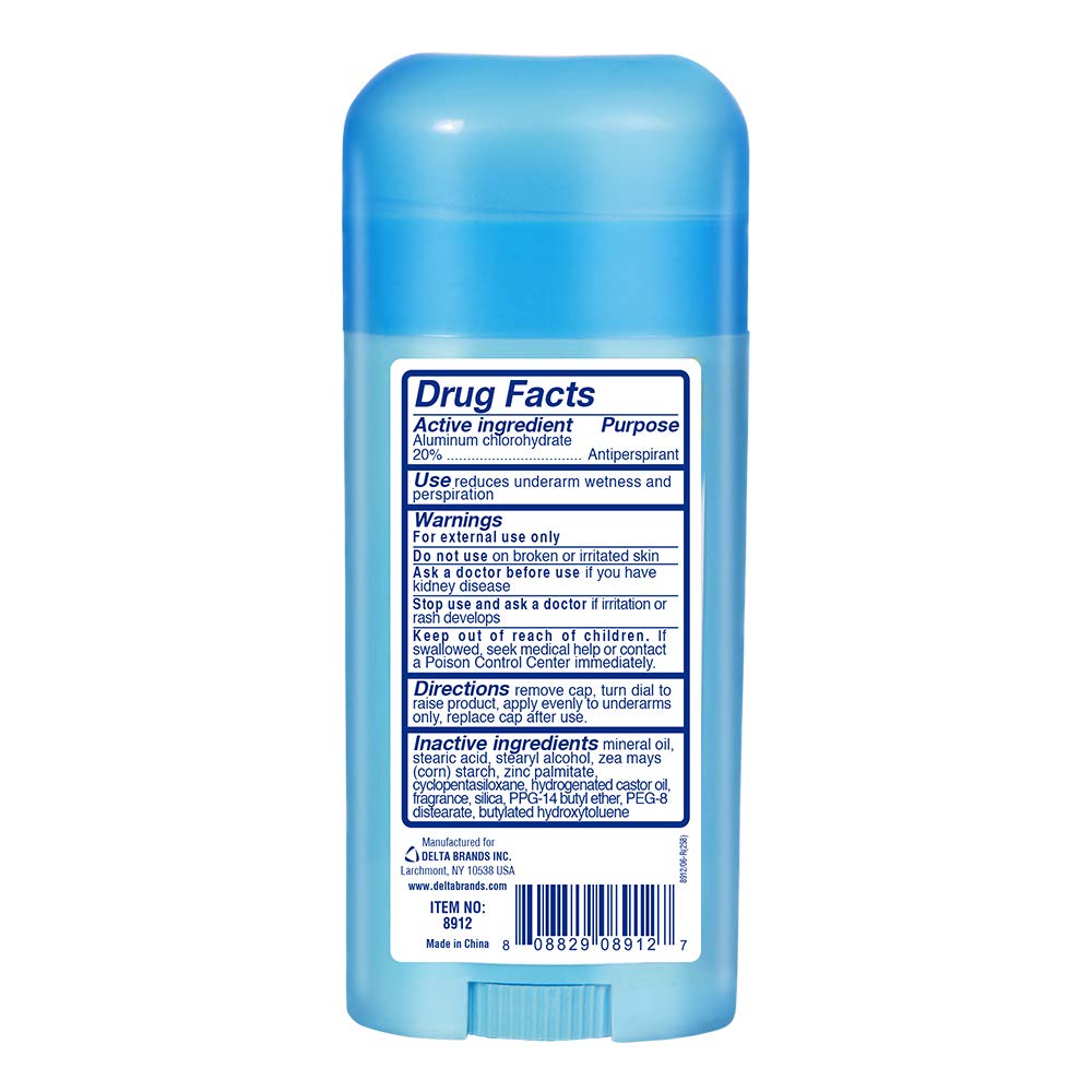 Clarisse Lady's Deodorant Antiperspirant, Powder Fresh, 2.5 Ounce
