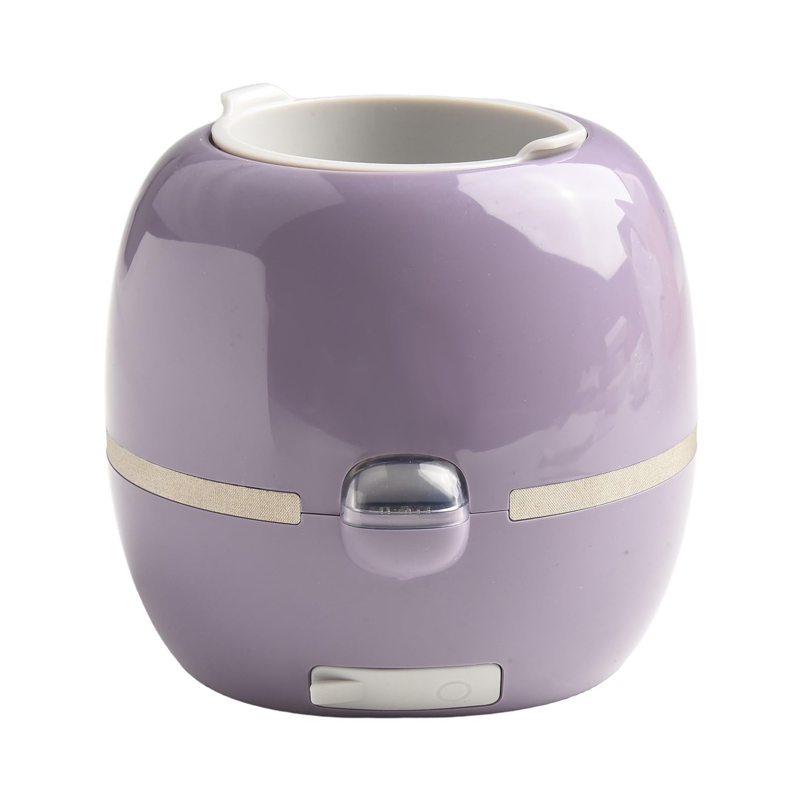 Vaso interattivo con display integrato, per irrigazione automatica e controllo della luce, compagno di giardinaggio elettronico per principianti, design salvaspazio, viola