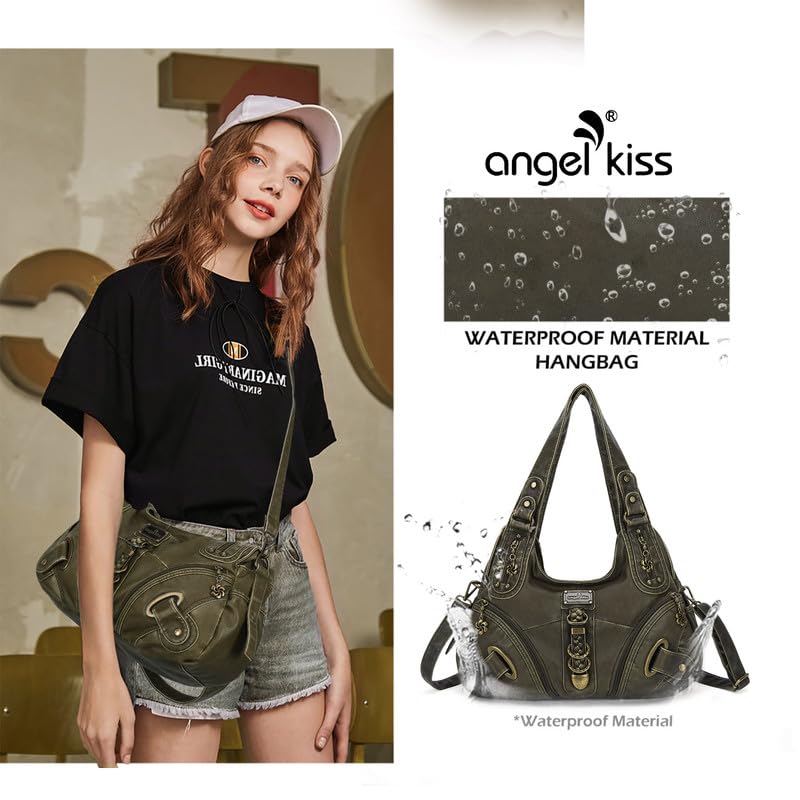 Image of Angelkiss Hobo Purses and handbags for Women Satchel Handbag Women Purses Large Daily Shoulder Bags