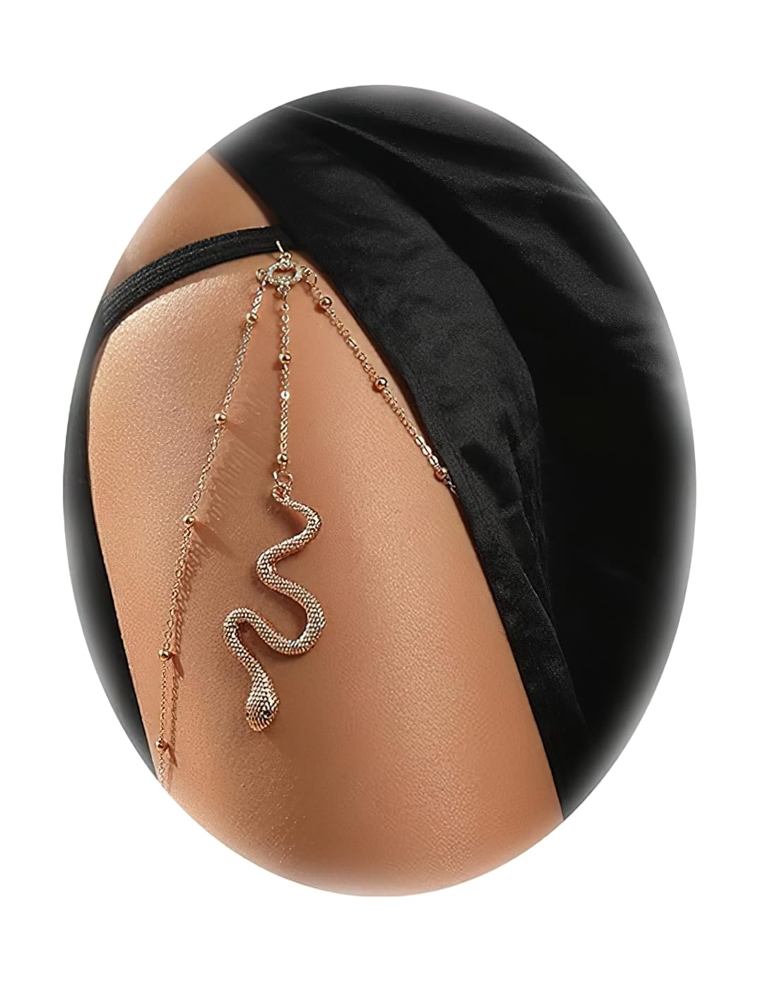 rvm jewels Gold Snake Leg Chain Jewelry for Women Thigh Chain Boho Sexy Body Chain Garters Accessories for Women and Girls-picture-12