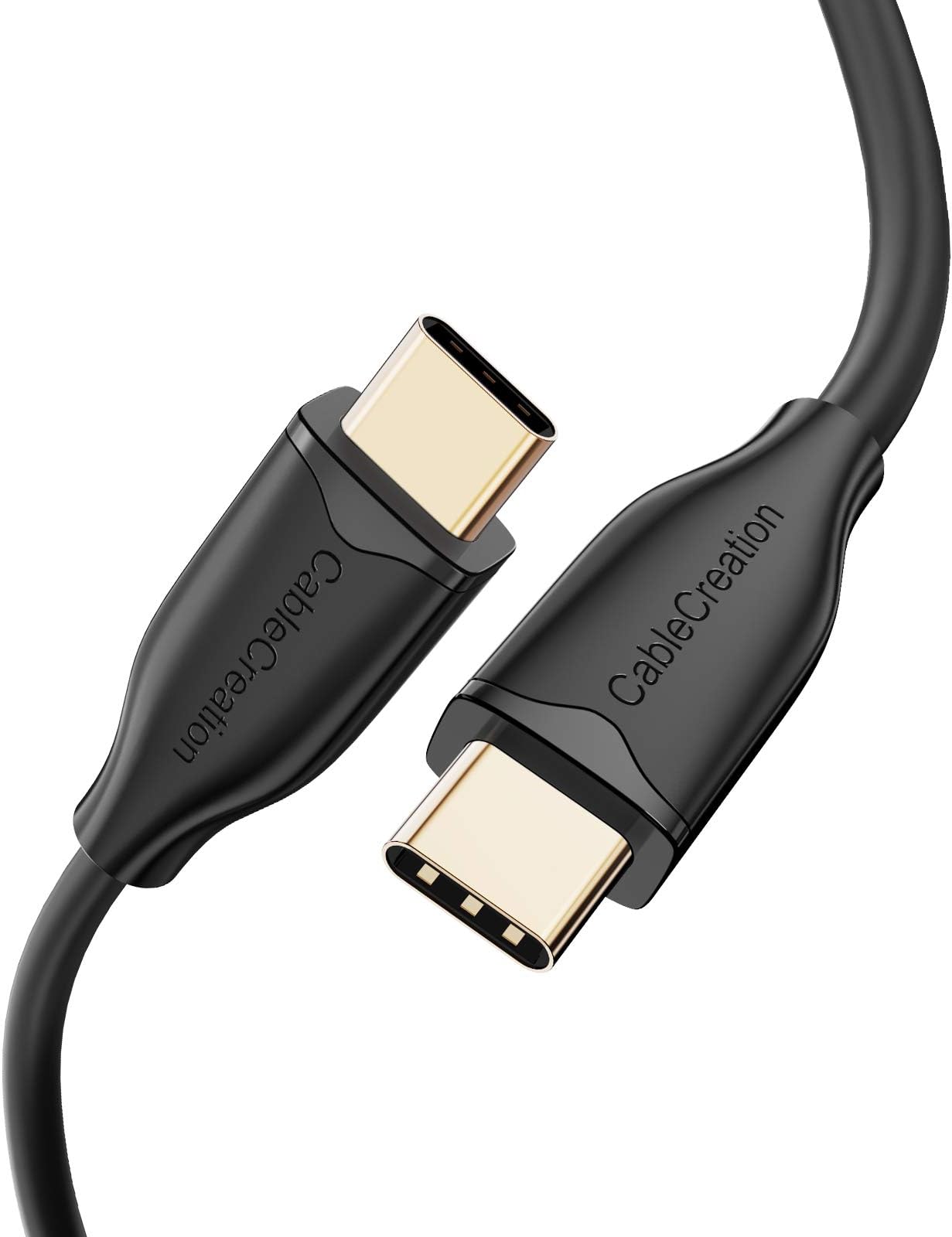 Cablecreation Usb C To Usb C 60W, 3Ft Type C 3A Laptop Fast Charging Cable, Compatible With Macbook Pro 13? , Ipad Pro 2020/2018, Galaxy S20/S10/S9/S9+, Pixel 3 Xl, 1M, Black
