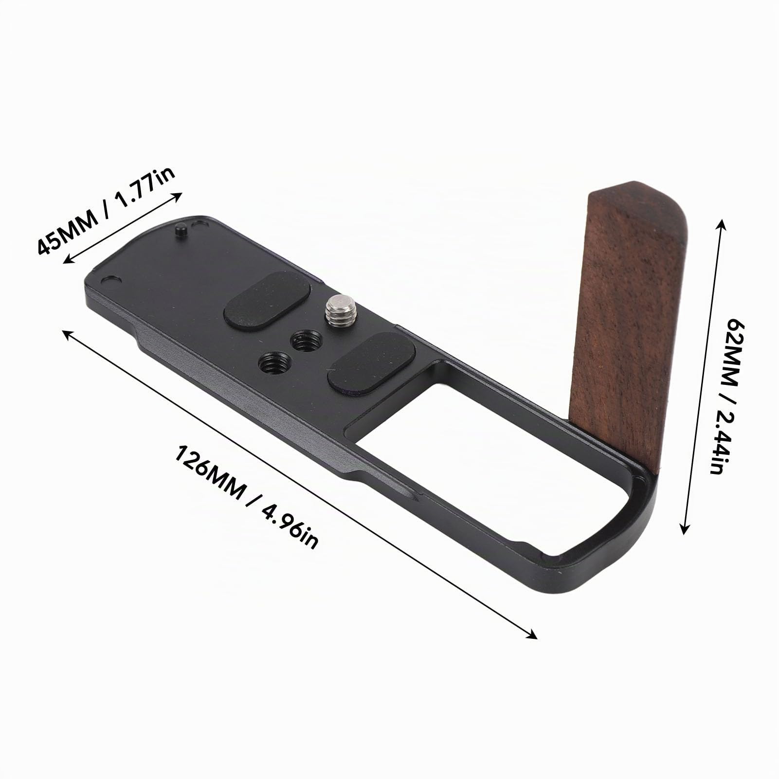 Impugnatura per Fotocamera LUMIX S9, Impugnatura a Forma di L con Piastra a Sgancio Rapido Incorporata per Arca, Foro per Vite da 1/4 di Pollice, Staffa a L Antiscivolo in Lega
