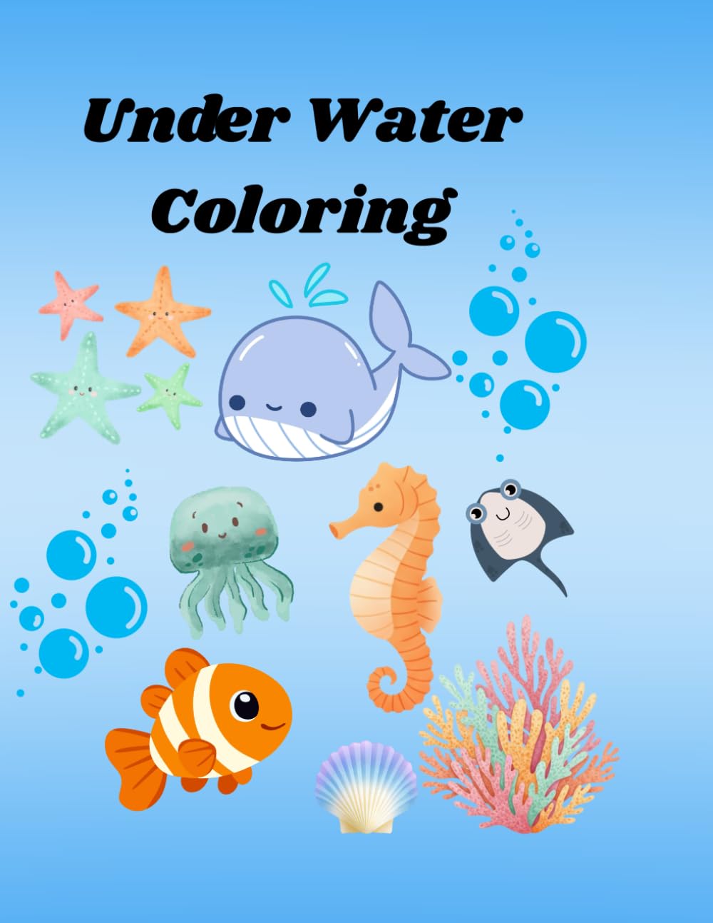 Under Water Coloring book