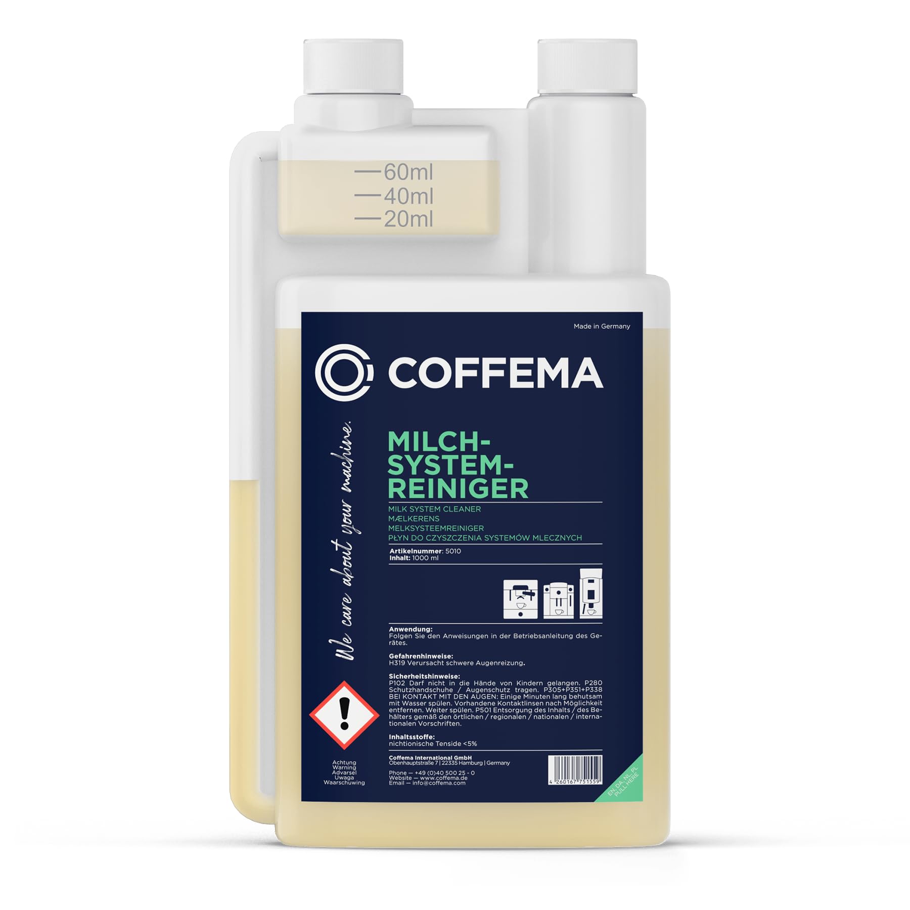 Milch- und Sahnereiniger Sparpaket, 5410SET ? 4 x 1 Liter
