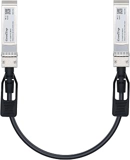 10G SFP+ 트위낵스 케이블, 직접 연결 구리(DAC) 패시브 케이블, 0.25m(0.82피트), 시스코, 미크로틱, 인텔, 포티넷, 넷기어, D-Link, Supermicro, TP-Link와 호환