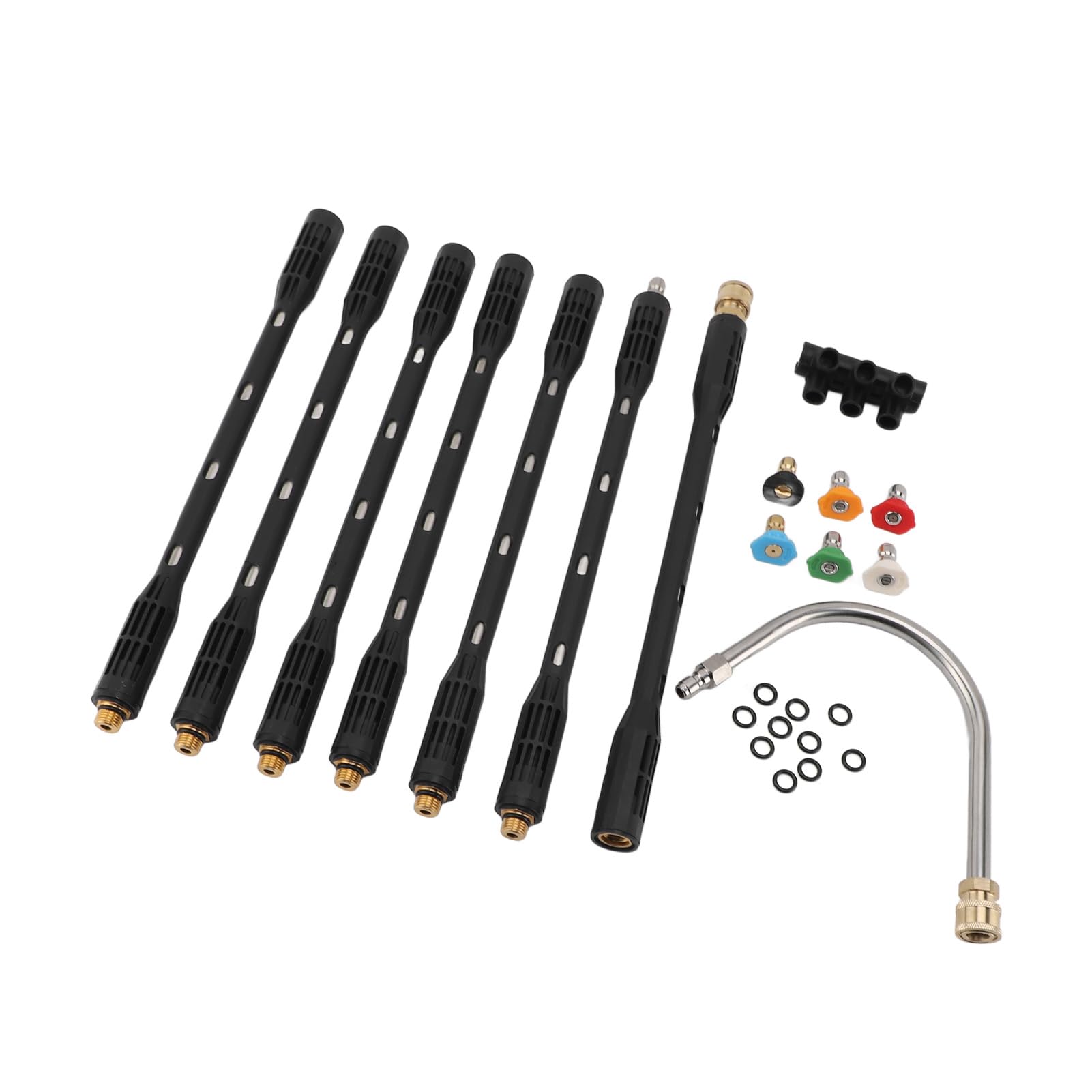 Varita de Extensión para Lavadora a Presión, Juego de Lanza de Acero Inoxidable con Longitud Ajustable, Diseño Ergonómico, para Uso Industrial