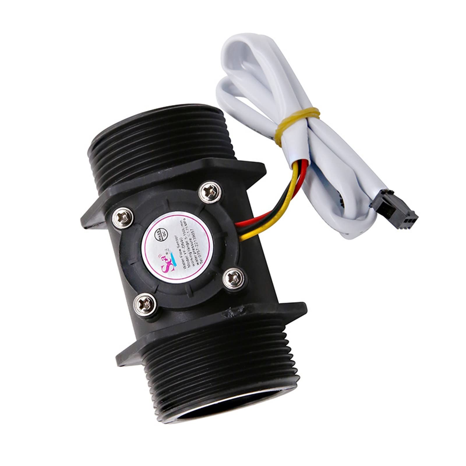 Sensor de flujo de agua de 1-1/4 pulgadas interruptor de caudal y medidor de líquidos para huertos