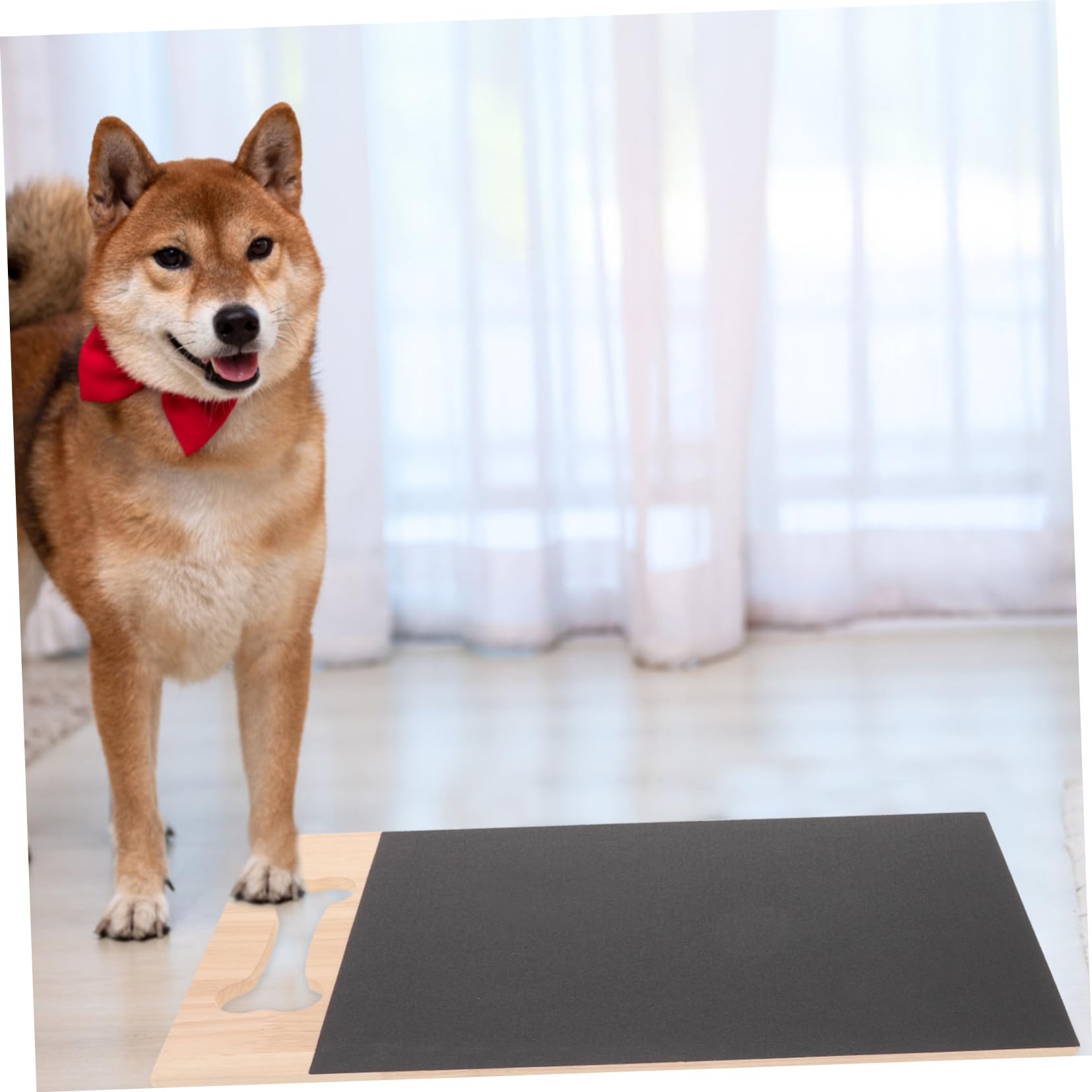POPETPOP Planche à Limer Les Ongles pour Chiens en Bois de Couleur Sombre