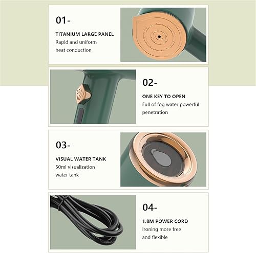 Miniatura 7 de Mini máquina de planchar portátil, plancha de vapor portátil, mini plancha de vapor, mini plancha de vapor de viaje, mini plancha de viaje para el