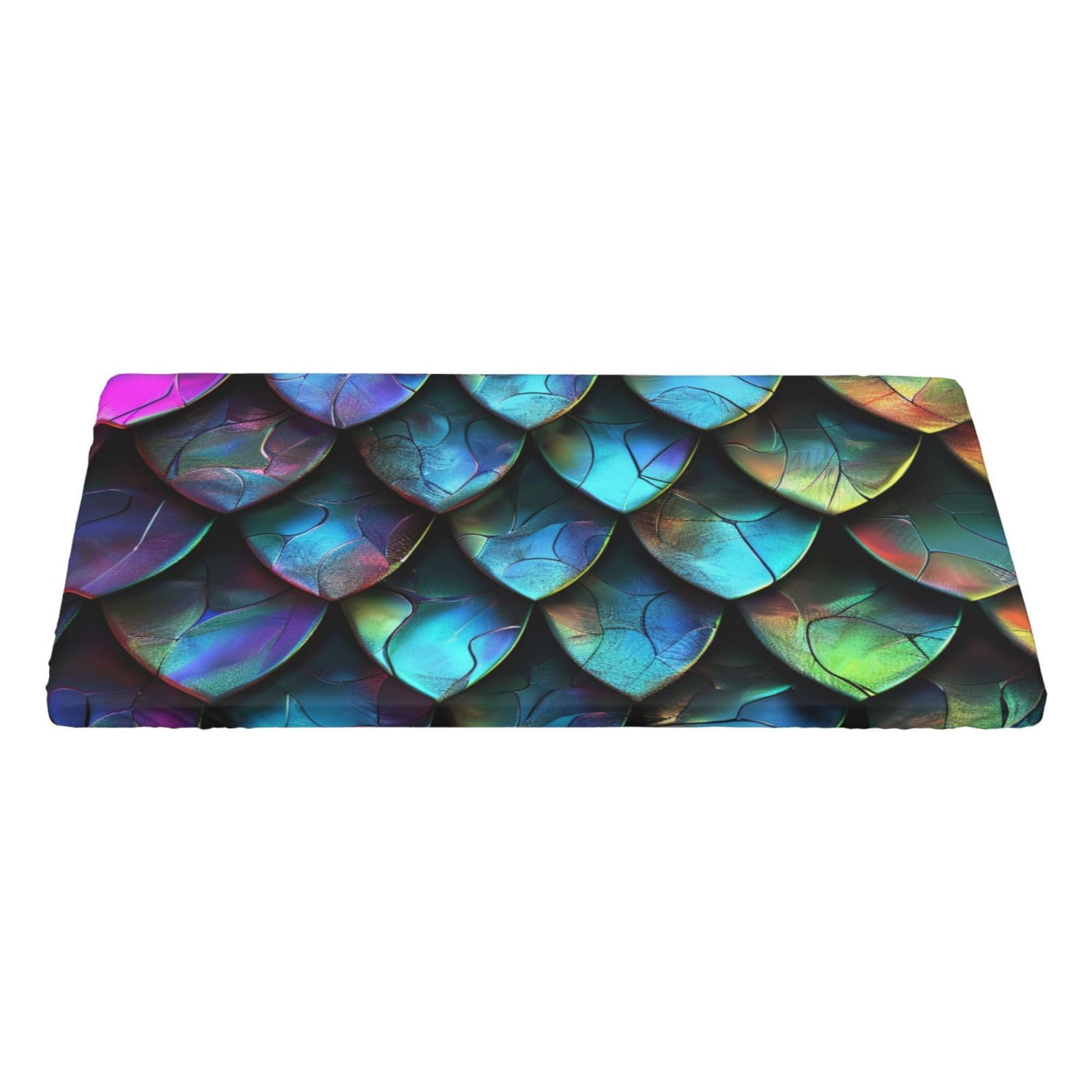 KCGSDEGV 3D Magical Dragon Scales Pattern Printed Tablecloth 4FT Rectangular Table Cloth Waterproof Fabric Washable Table Cover for Kitchen Dining Thanksgiving Christmas