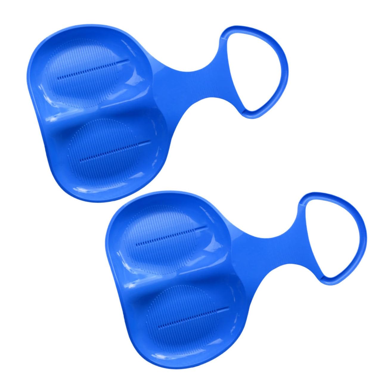 GALPADA 2Pcs Outdoor Snowboard Thickened Durable Hdpe Skiing Boards for Winter Fun Lightweight Portable Design for Sandboarding and Activities