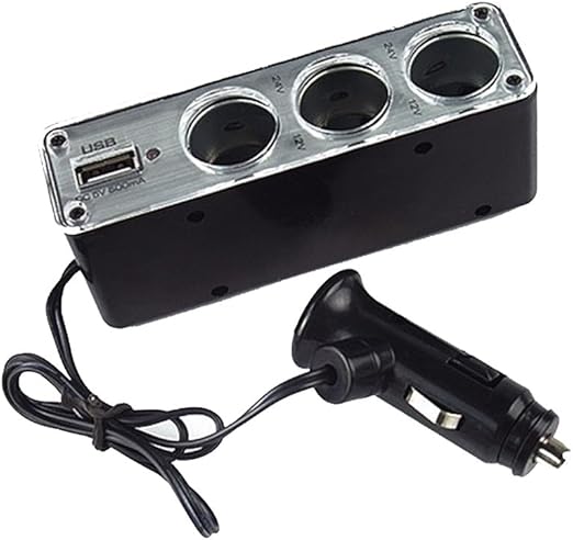 Amazon Co Jp Hommy シガーソケット Usb 車載充電器 ソケット 3連 4usbポート 12v 24v 車対応 シガーライター ソケットスプリッタ 3連シガーソケット分配器 Usbポート搭載 車 バイク
