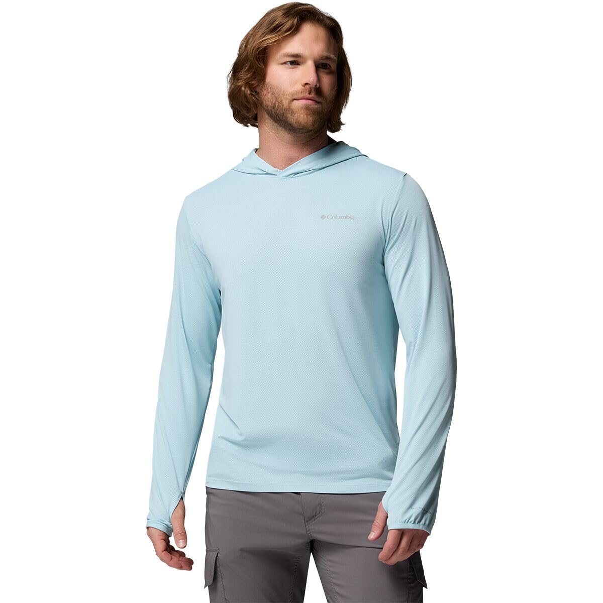 Columbia Men's Tech Trail Utility Hoodie, Marine Light, Medium