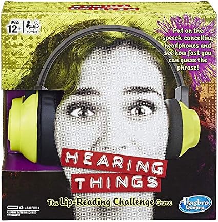 Amazon Com Hasbro Gaming Hearing Things Game Toys Games