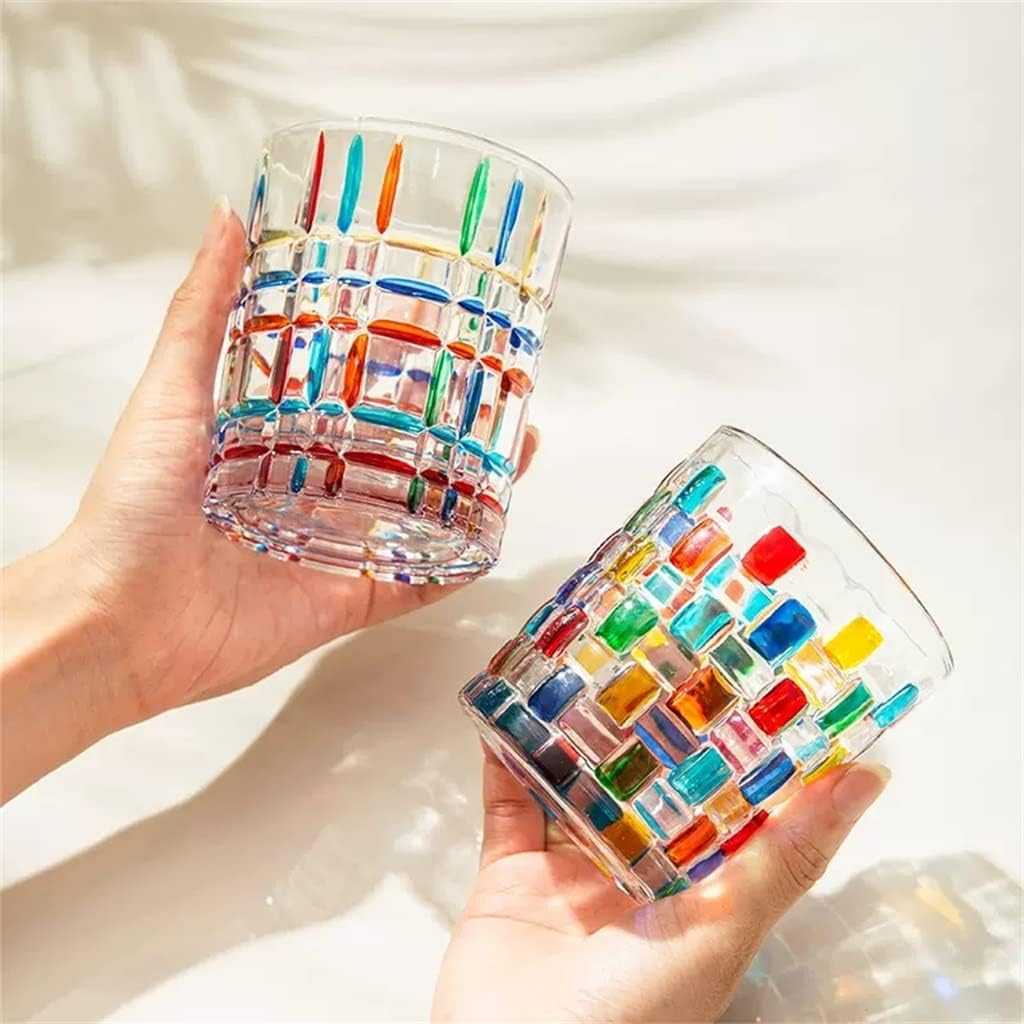 3 Colored Mouthwash Cups Home Brushing Cup Wash Cup Couple Pair of Glass Toothbrush Cups