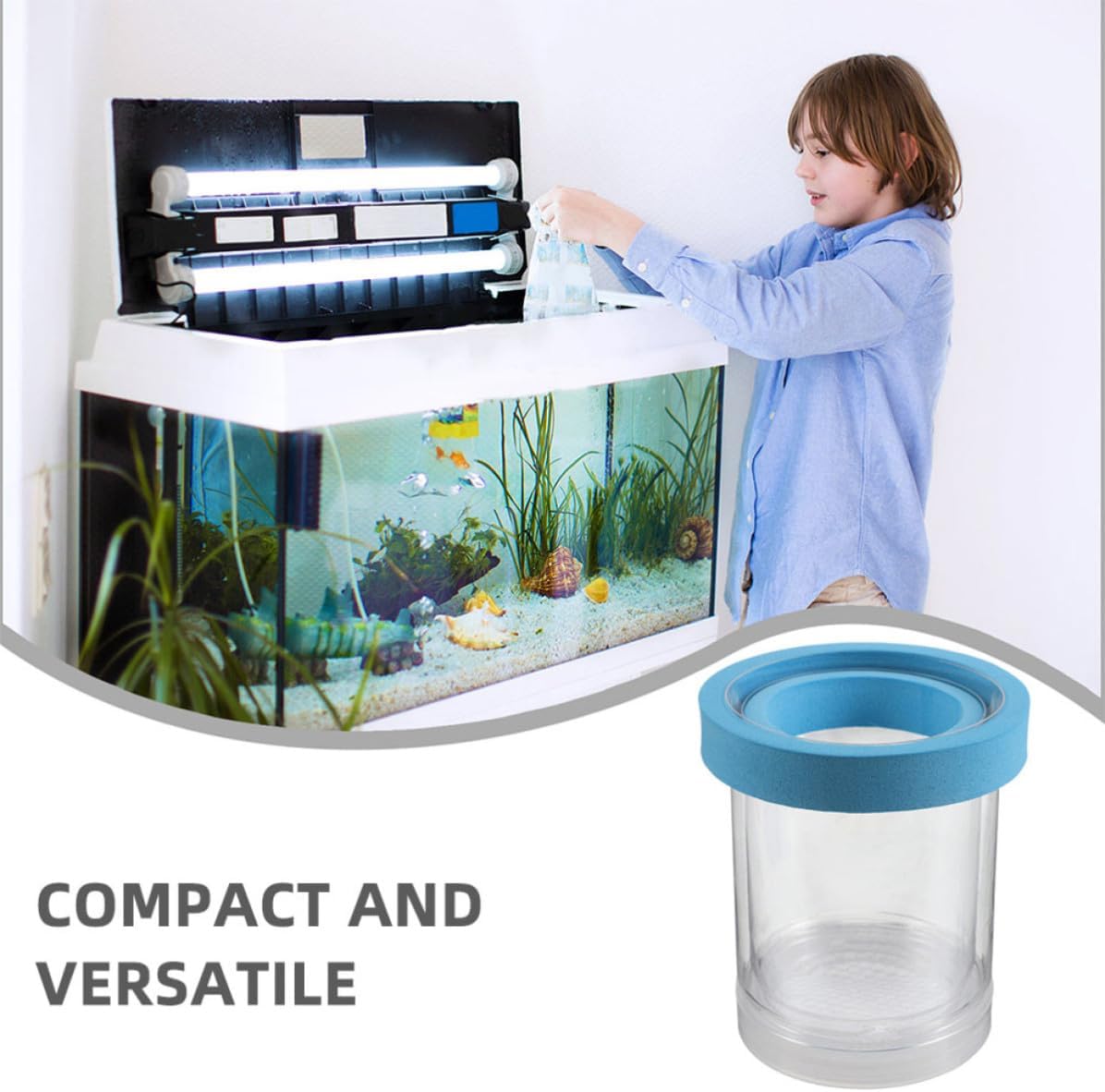 Fish Breeding Box Aquarium Floating Hatchery Incubator | Easy to Clean Independent Hatching Space Plastic and Foam Build for Small Fish Species and Betta in Tanks