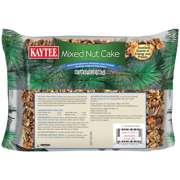 Kaytee Mixed Nut Cake, 2.13 lbs.