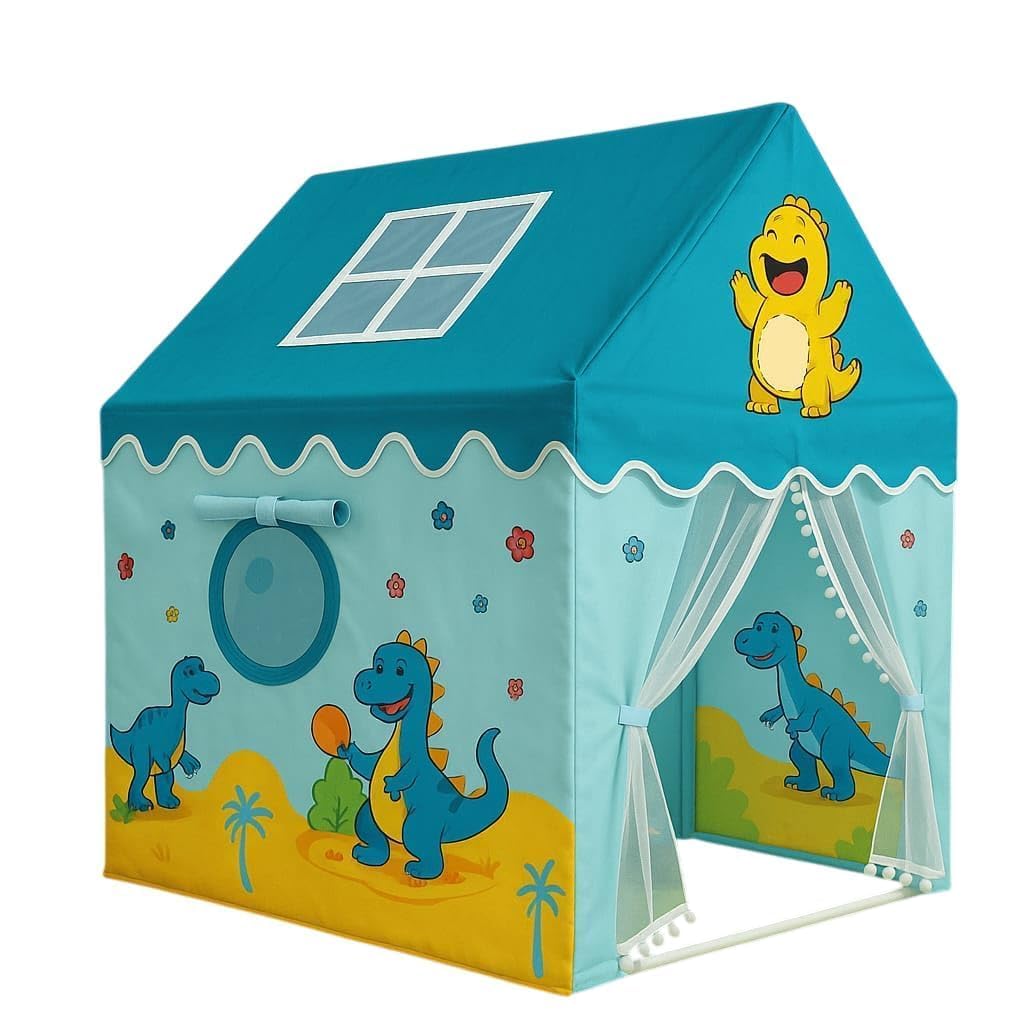 Play House for Boy&Girls Jumbo Size Extremely Light Weight, Waterproof Kids Play Tent House for Girls Boys | Water Repellent Big Size | Bis Approved,Multicolor (Dinosaur Tent House)-image-47