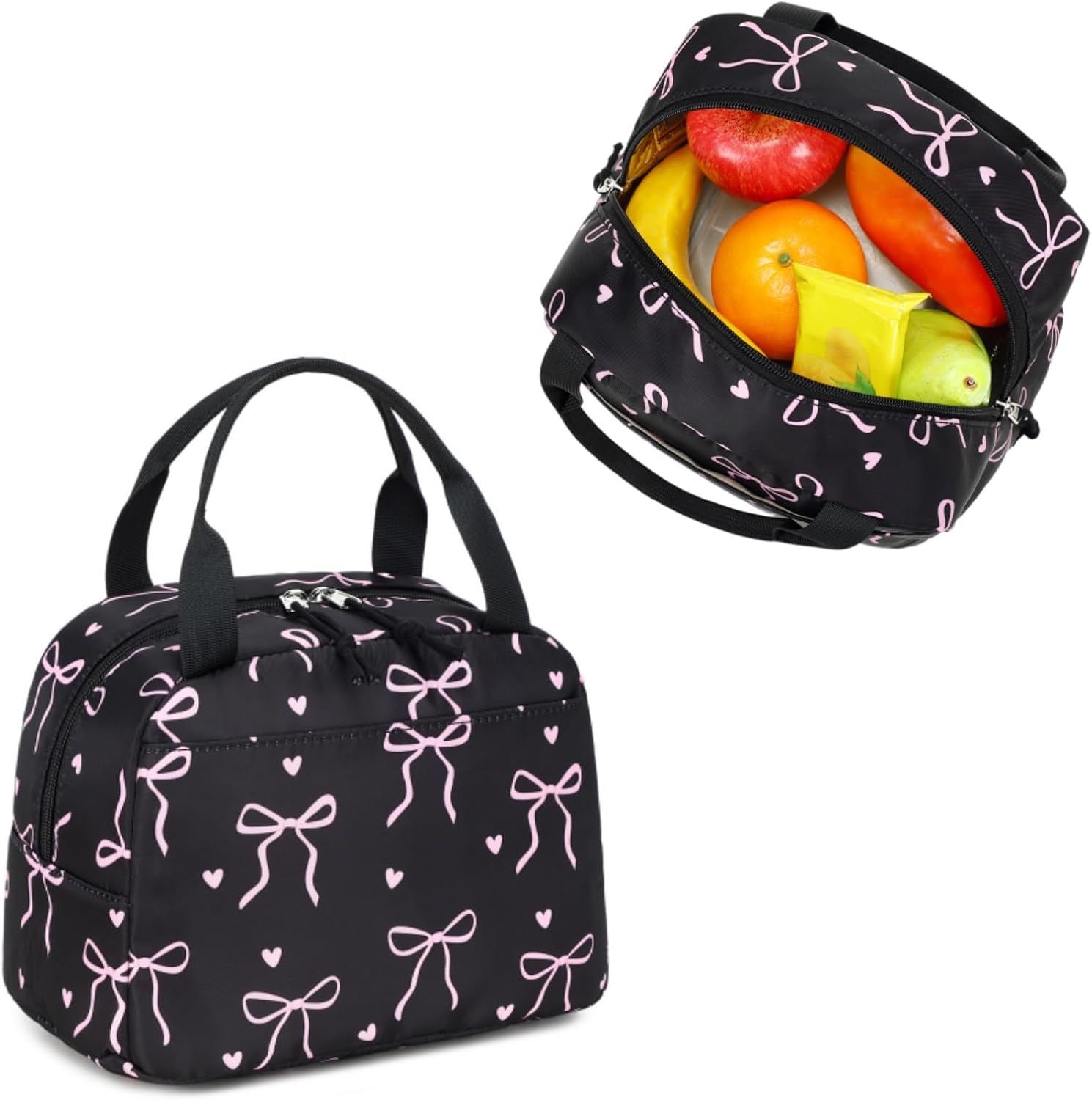 LOIDOU Backpack for Teen Girls Bookbags School Backpack with Lunch Box and Pencil Case 3 in 1 School Bags Set