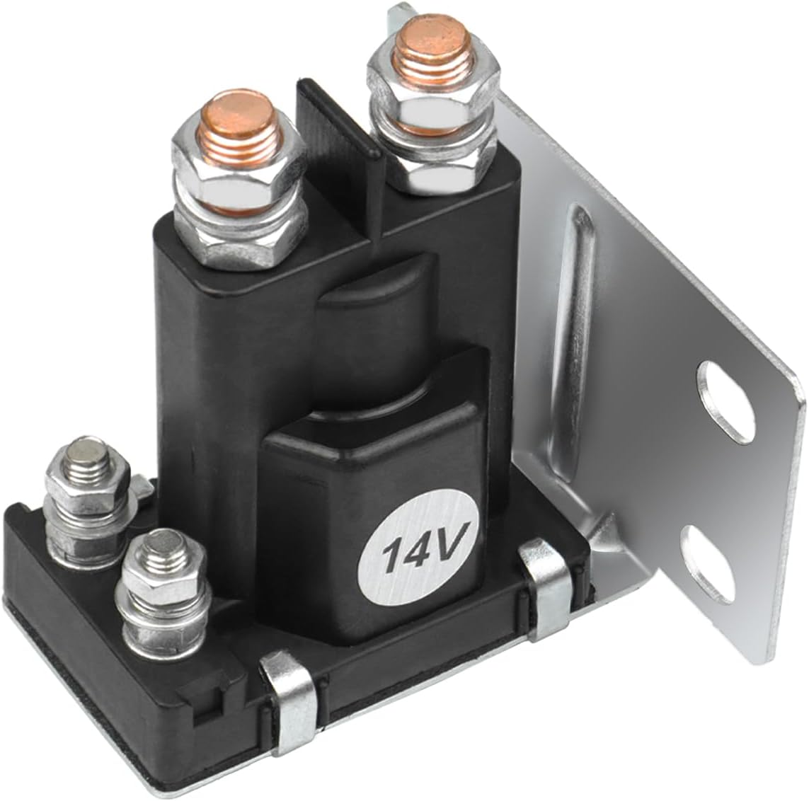 14V Golf Cart Solenoid Compatible with EZGO TXT Gas Golf Cart 1994-Up 4 Terminal Solenoid Replace 27153G01, 612813