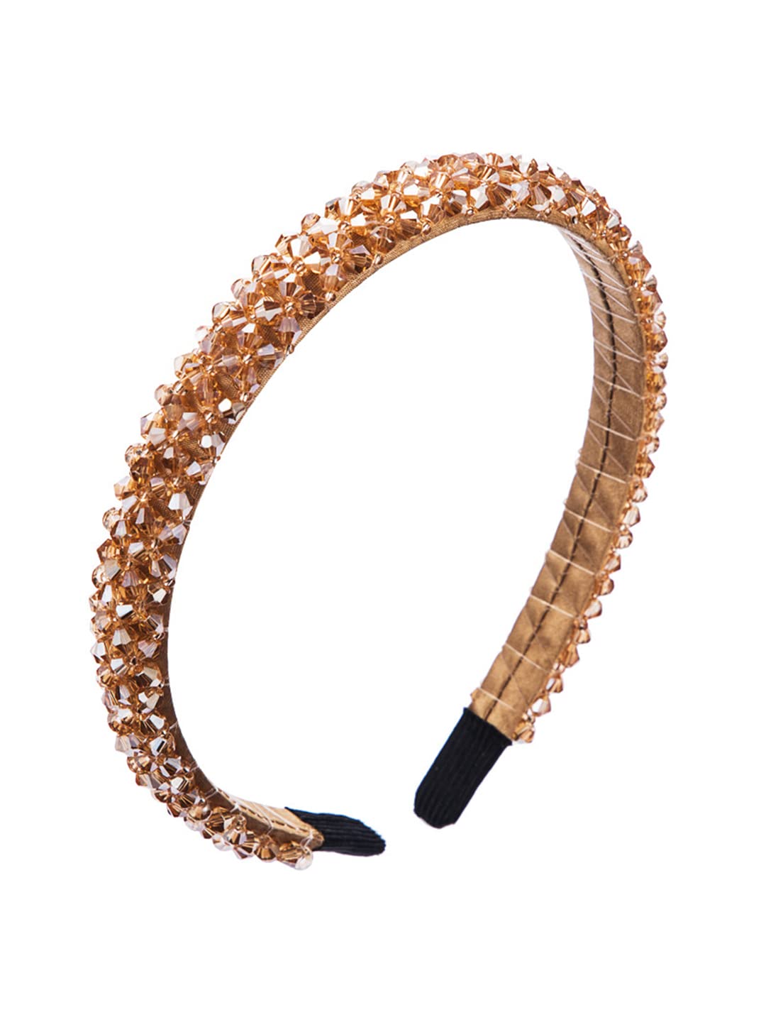 Yellow Chimes Hair Band Crystal Rhinestone Headband Gold Headband Hair Accessories for Women and Girls (B0B1QHJY2R) Amazon Price History, Amazon Price Tracker