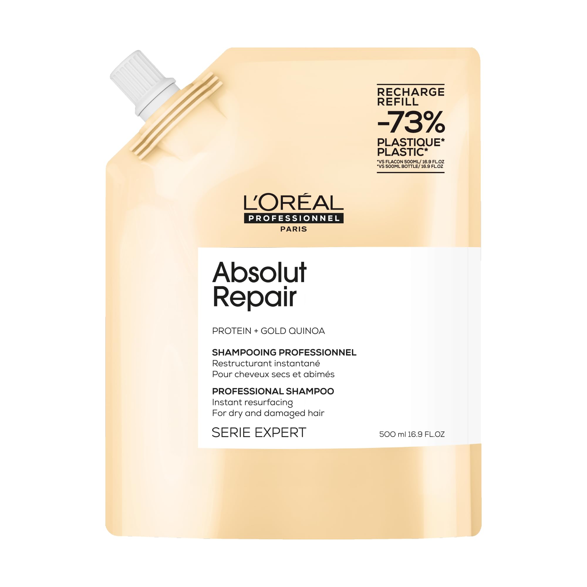 L'Oreal Professional Serie Expert Absolute R. Gold Shampoo Refill 16.9 fl oz (500 ml)