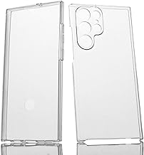 Max Power Digital Cover for Samsung Galaxy S22 Ultra Transparent Silicone Housing Shockproof Double Side 360 Degrees Dual Layer Front and Back Protective Case