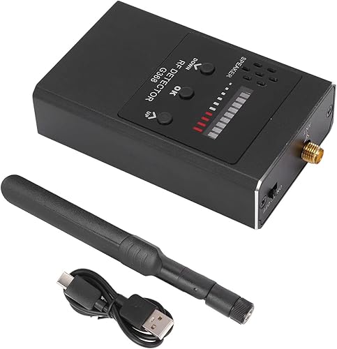 Tgoon Detector de rastreador GPS, escáner de señal RF ligero, multifuncional, fuerte, resistente a interferencias, identificación rápida, precisa