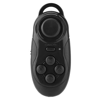 PUSOKEI Mini 10 m Bluetooth Remote Gamepad,Plug and Play Game Controller Joystick Selfie Timer Remote Controller