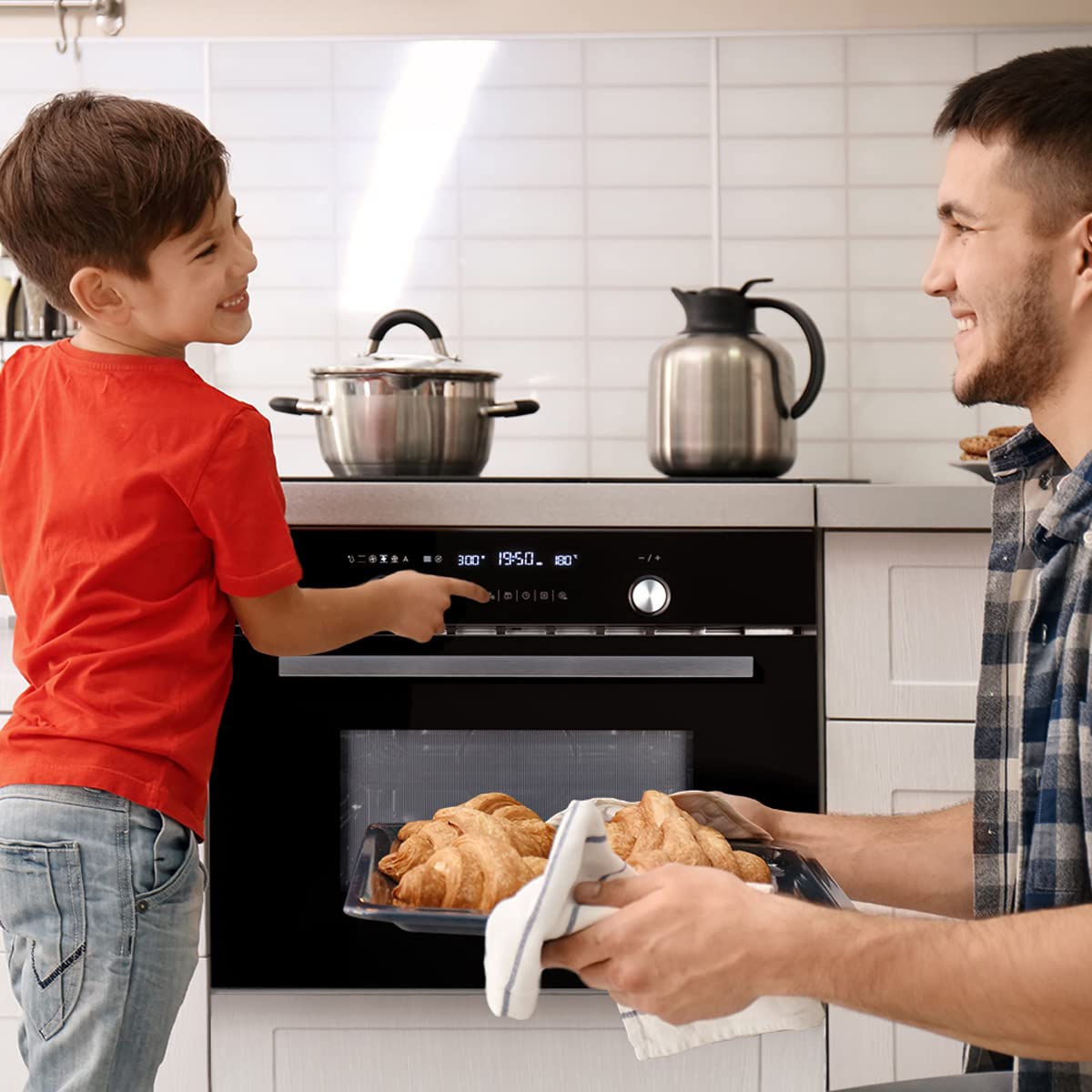 KKT KOLBE Einbaumikrowelle 60 cm | 44L | 3,35kW | Pizzafunktion | Grill | Umluft | Heißluft | Automatik-Timer | 2-fach Wärmeschutzverglasung | EBM4502S