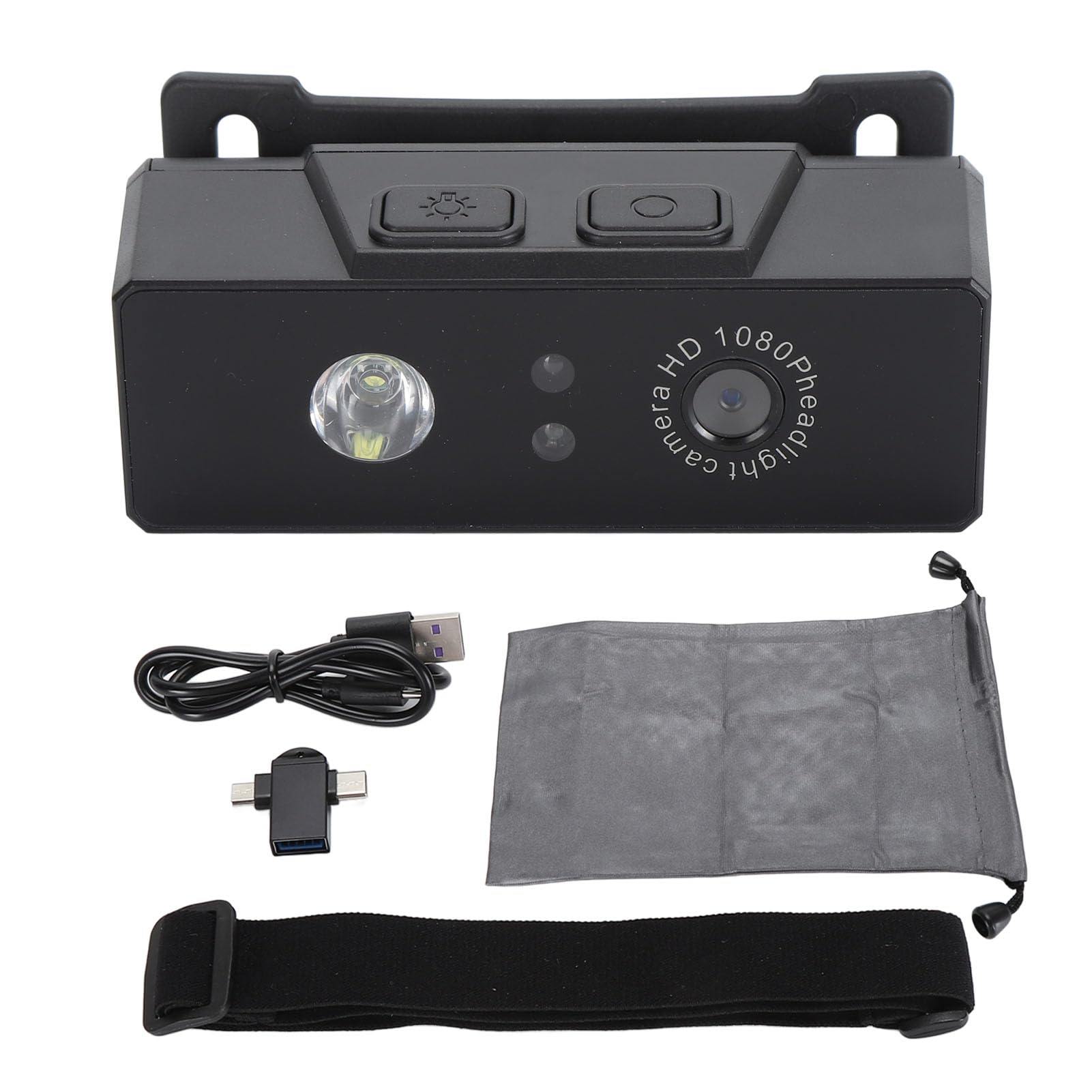 Videocamera D'azione Indossabile Montata Sulla Testa Videocamera Sportiva WiFi Webcam Controllo Anti-vibrazione For La Registrazione Video Vlog Telecamera HD ( Size : With 16G Card , Color : 4K 30FPS - 6