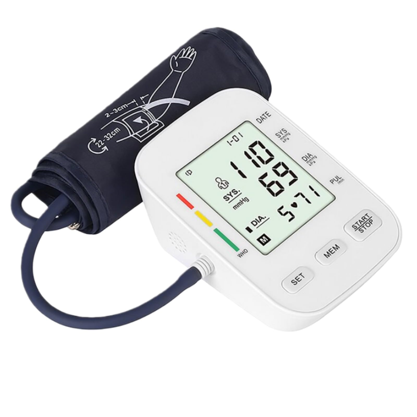 Tensiomètre V1 Pro clinique et confort optimal pour un suivi fiable à domicileTensiomètre à Brassard Ergonomique Numérique, Résultats Précis, Compact et Portable pour Adultes Âgées et Familles