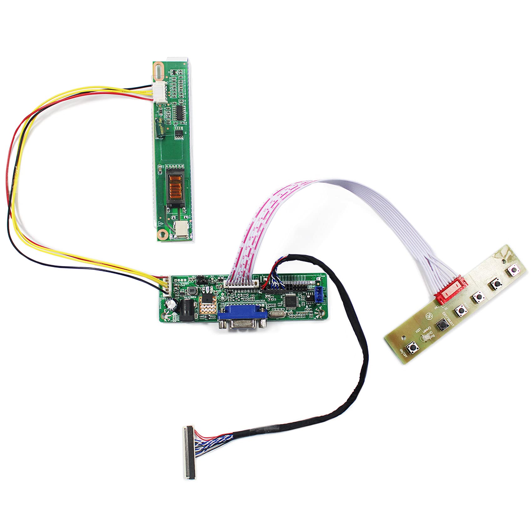 Amazon.co.jp: VSDISPLAY 小型基盤 VGA信号入力 LCDコントローラ基板