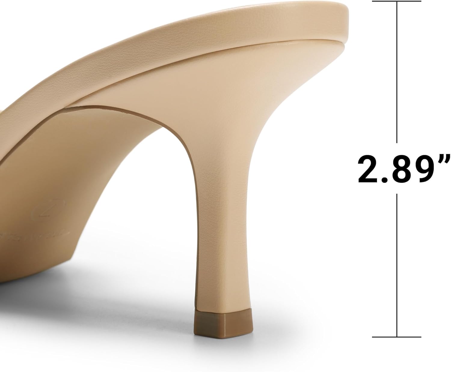 DREAM PAIRS Women's Kitten Heels Sandals – Square Toe Slip On Low Heels, Heeled Mules Footwear for Everyday, Dressy & Casual Occasions - Image 6