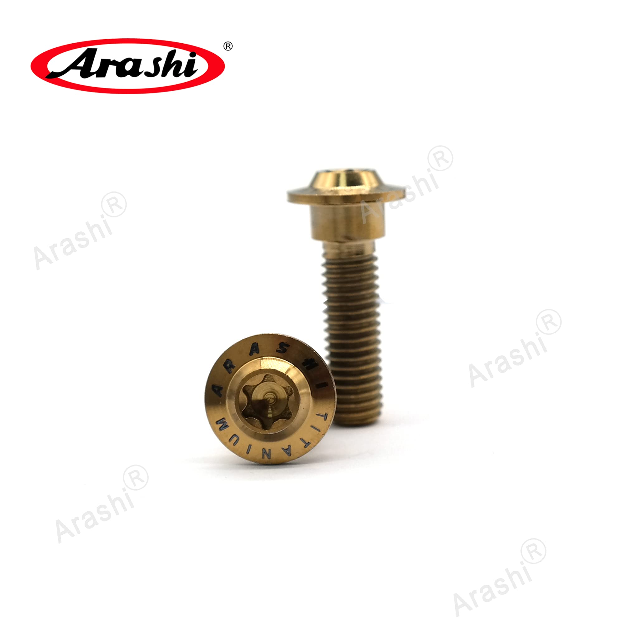 Johnny&#39;s - Miiii! Arashi Front Brake Discs Rotors + Mounting Bolts Screws for