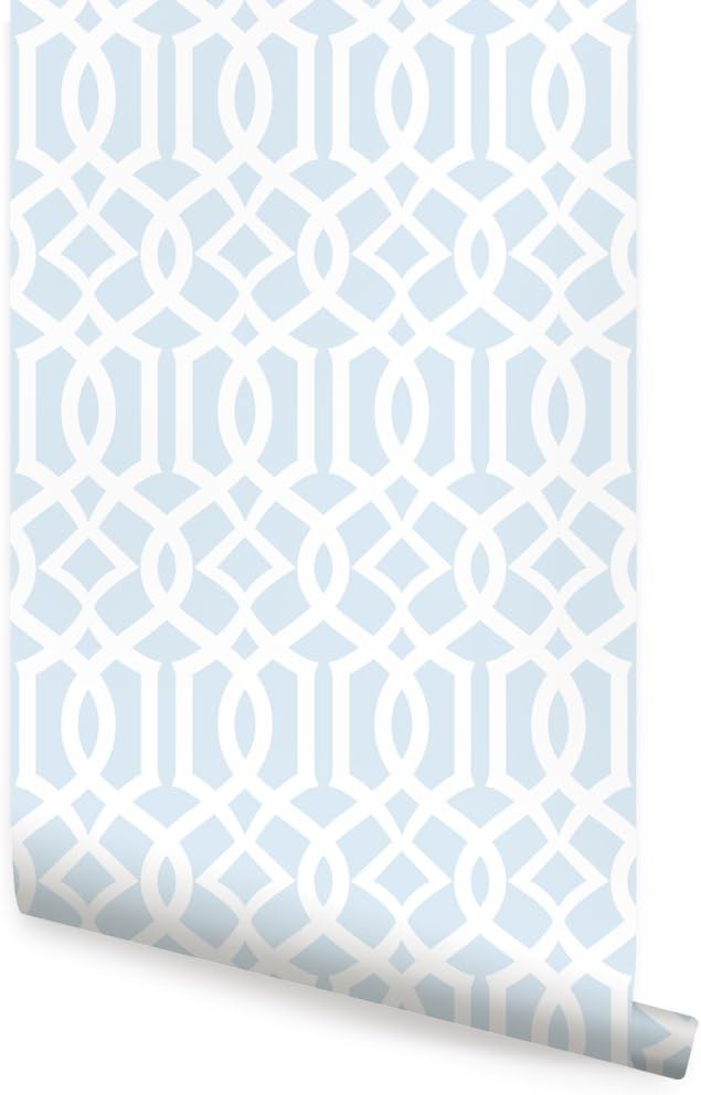 Simple Shapes Modern Trellis Wallpaper - Peel and Stick