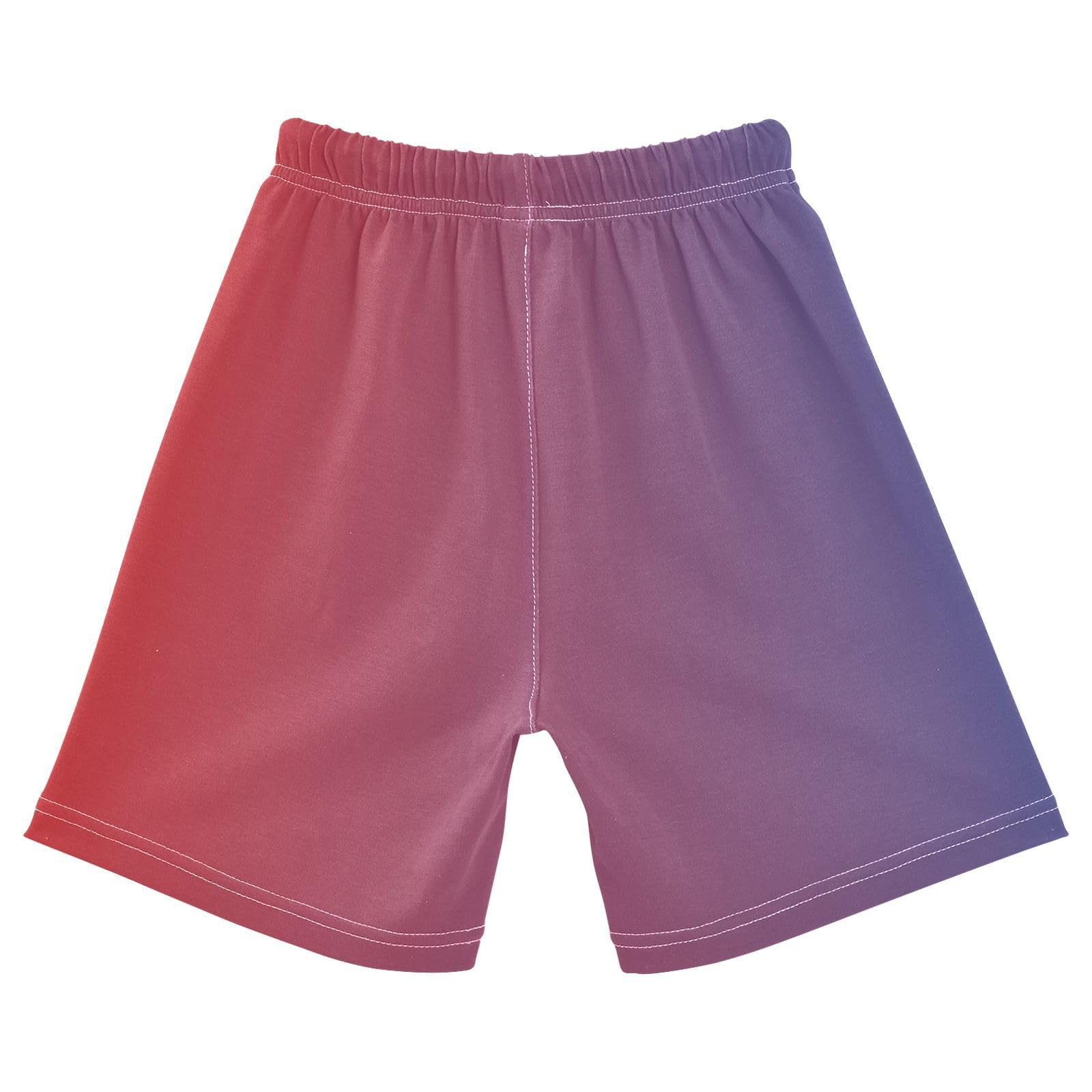 J JOYSAY Red Pink Slate Blue Toddler Baby Boy Shorts Jogger Shorts with Drawstring Elastic Waist Kids Pull-On Shorts for 4T Baby Kids