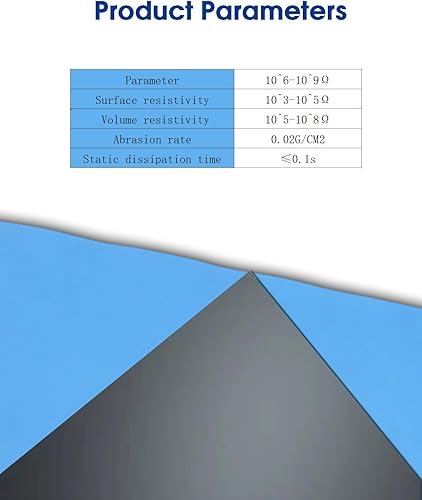 Miniatura 2 de Alfombrilla antiestática para PC ESD Mat 17 "X25" Kit de alfombrilla de mesa de soldadura Reparación de electrónica de computadora - Estera estática