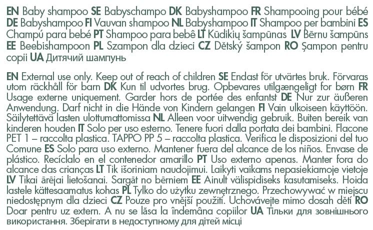 Naty Baby Shampoo 240ml, Tear Free, Vegan, Fragrance Free, Dermatologically Tested, COSMOS Natural Certified - Image 4
